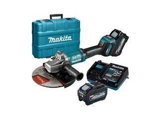 Makita GA038GT201 - Smerigliatrice 40v 230mm XGT: 2 batterie 40v 5.0 ah inclusi